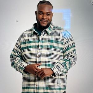 Heavyweight Long Sleeve Flannel Button Down Shirt